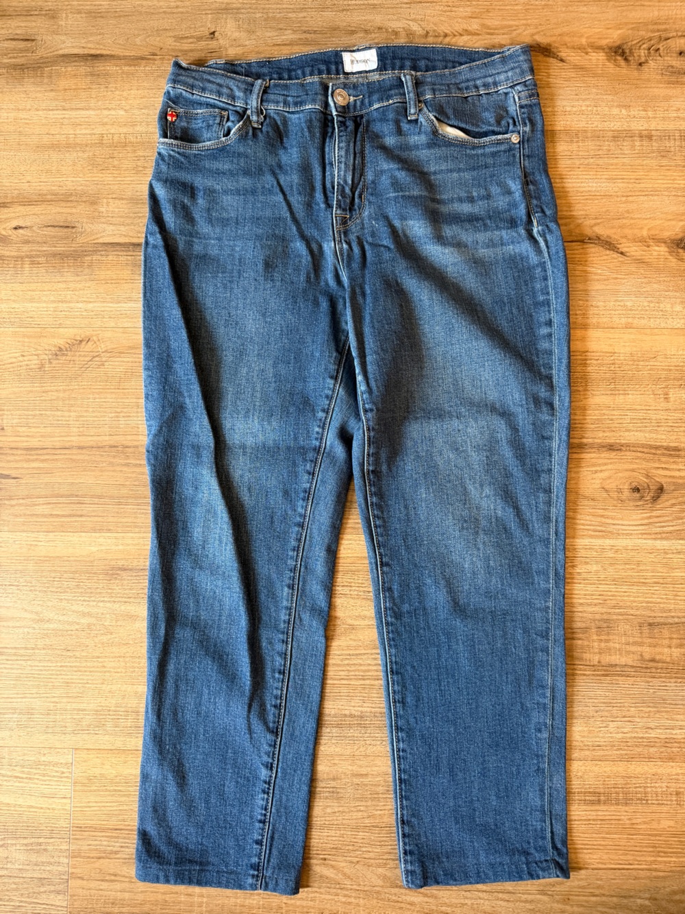 Hudson Jeans Women's Straight Leg Jeans - Medium Blue